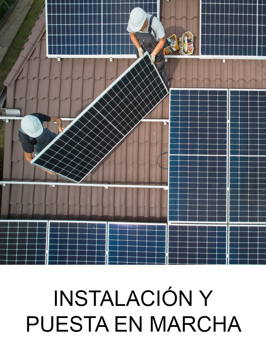 KIT FOTOVOLTAICO 6/8 PLACAS INSTALACIÓN Y TRAMITES INCLUIDOS